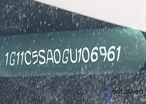 2016 Chevrolet Malibu Limited Lt из США, поврежденный, VIN 1G11C5SA0GU106961